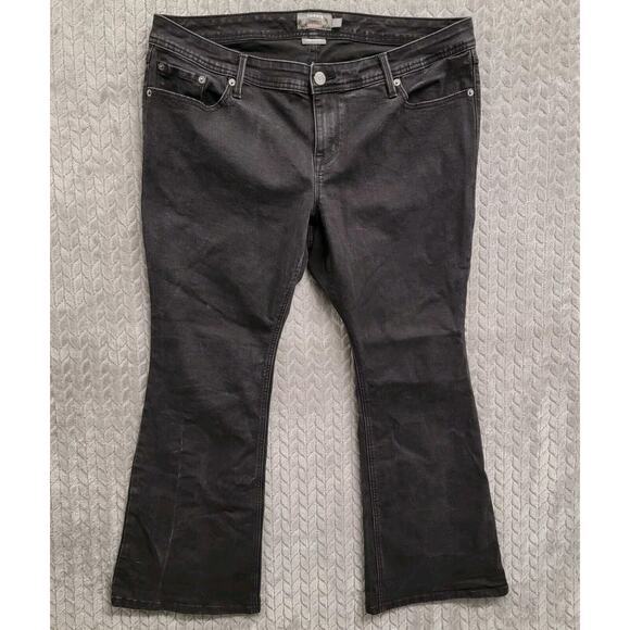 Torrid Women’s 16S Luxe Slim Boot Super Stretch Denim Black Jeans - Picture 1 of 12